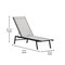 Flash Furniture Black/Gray Adjustable Chaise Lounge, 2PK 2-JJ-LC326-BLK-GRY-GG - alternate 9